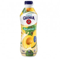Yogurt Bebible GLORIA Sabor a Lúcuma Botella 1Kg