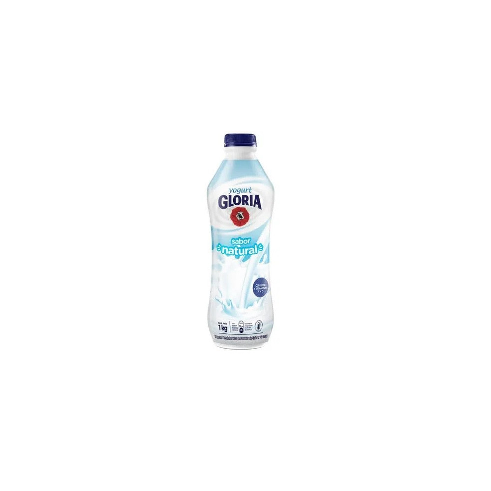 Yogurt GLORIA Natural Botella 1Kg