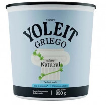 Yogurt Griego YOLEIT Descremado Natural Balde 950g