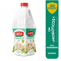 Yogurt Bebible LAIVE Bio Sabor a Guanábana Galonera 1.7Kg