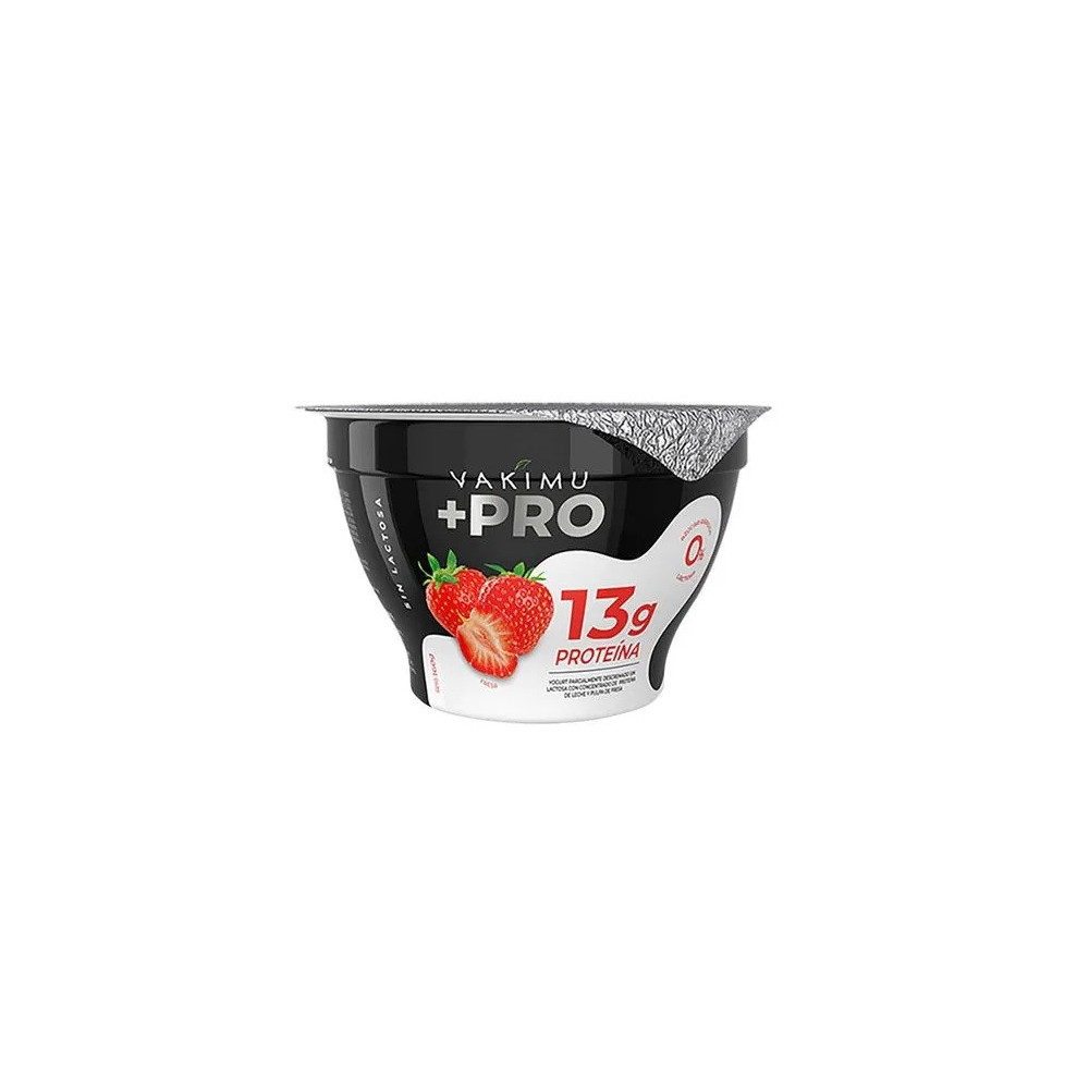 Yogurt VAKIMU +Pro Sabor a Fresa Pote 160g