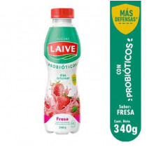 Yogurt LAIVE Bio Fresa Botella 340g
