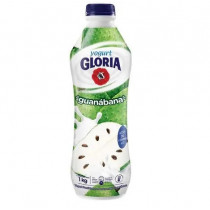 Yogurt Parcialmente Descremado GLORIA Sabor a Guanábana Botella 1Kg