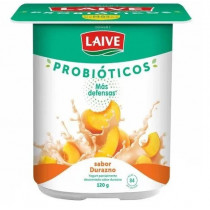 Yogurt Probiótico LAIVE Durazno Vaso 120g