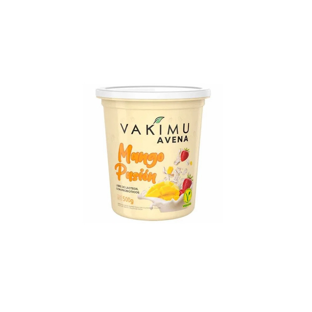 Yogurt Vegano VAKIMU Mango Pasión Pote 500g