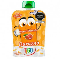 Yogurt Bebible TIGO Durazno Doypack 140g