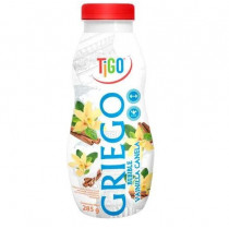 Yogurt Griego TIGO Vainilla y Canela Botella 285g