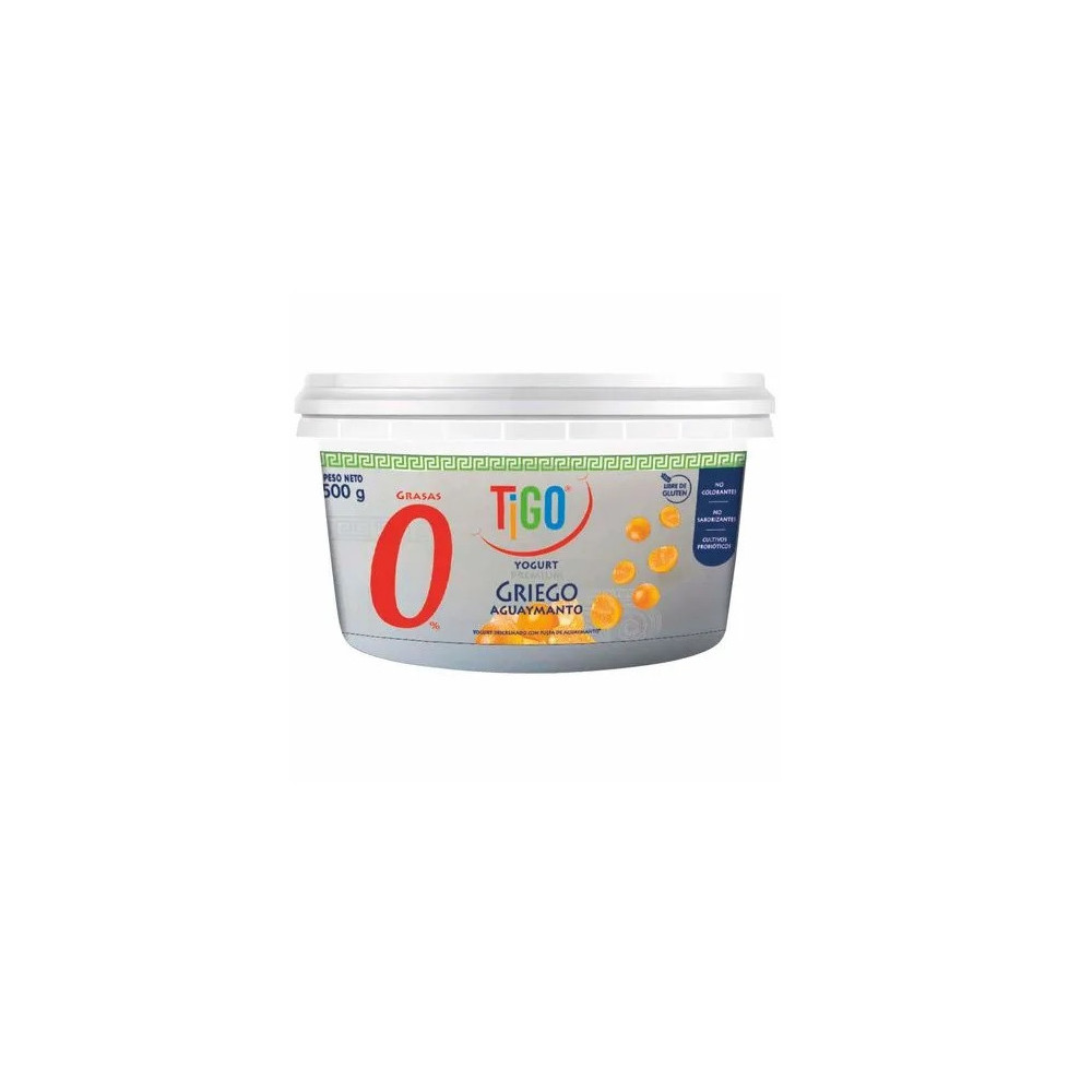 Yogurt Griego TIGO Sabor Aguaymanto Pote 500g