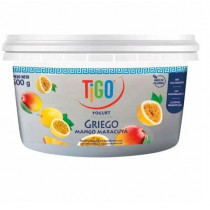 Yogurt Griego TIGO Sabor Mango Maracuyá Pote 500g