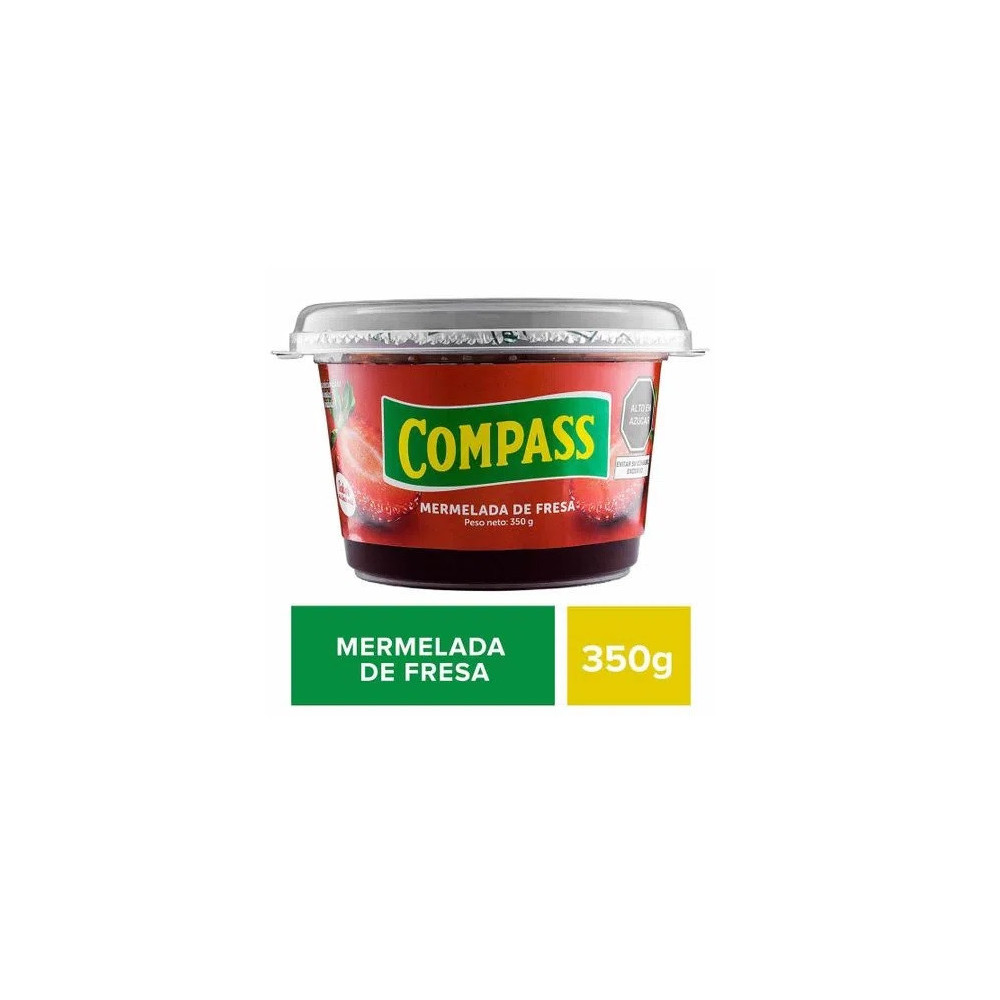 Mermelada COMPASS Fresa Pote 350g