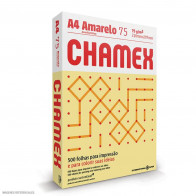 PAPEL FOTOCOPIA A4 AMARILLO 75 G PAQUETE X 500 UND