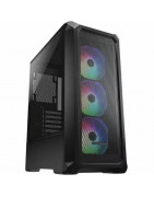 COUGAR CGR-5CC5B-MESH-RGB Gabinete para computadora gamer - Mini ITX, Micro ATX