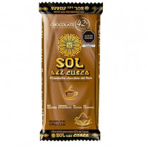 Chocolate para Taza SOL DEL CUSCO 42% Cacao Tableta 90g