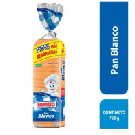 Pan de Molde Blanco BIMBO Extra Grande Bolsa 750g