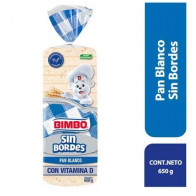 Pan Blanco sin Bordes BIMBO Bolsa 650g
