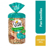 Pan de Molde Blanco BIMBO Vital de Semillas Bolsa 600g