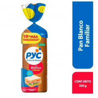 Pan de Molde Blanco PYC Familiar Bolsa 500g