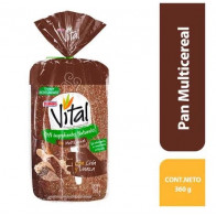Pan de Molde Integral BIMBO Vital Multicereal Bolsa 360g