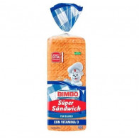 Pan Blanco BIMBO Super Sandwich Bolsa 800g