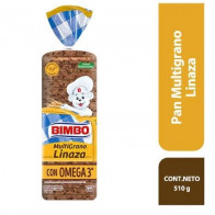 Pan Multigrano Linaza BIMBO Bolsa 510g