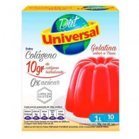 Gelatina UNIVERSAL con Sabor a Fresa Extra Colágeno Bolsa 30g
