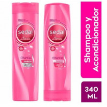 Shampoo SEDAL Ceramidas Frasco 340ml + Acondicionador Frasco 340ml