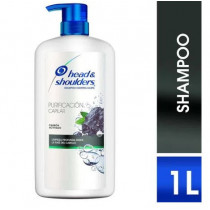 Shampoo HEAD & SHOULDERS Carbón Activado Frasco 1L