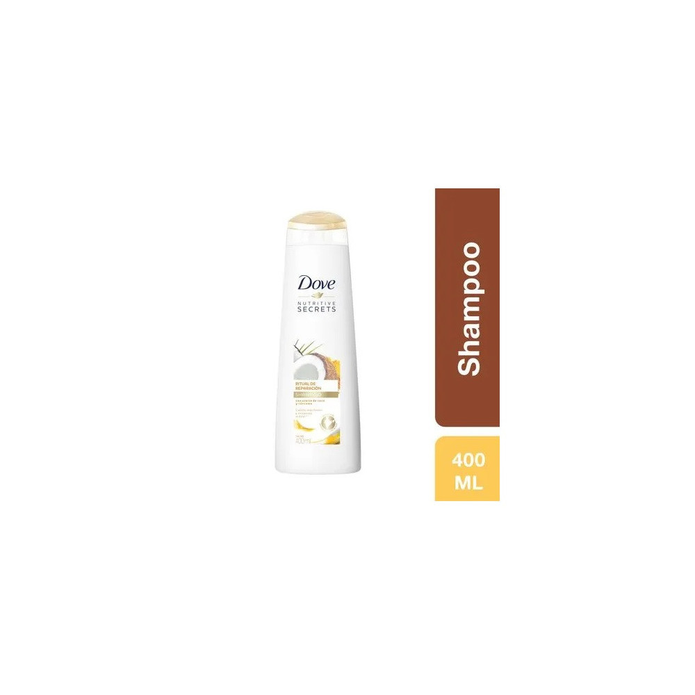Shampoo DOVE Nueva Fórmula Ritual de Reparación Frasco 400ml
