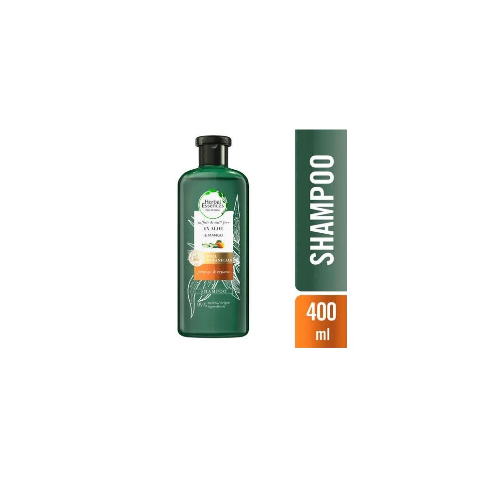 Shampoo HERBAL ESSENCES Aloe & Mango Frasco 400ml
