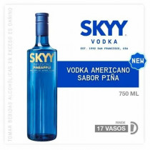 Vodka SKYY Sabor a Piña Botella 750ml
