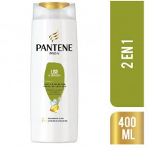 Shampoo PANTENE 2 en 1 Liso y Sedoso Frasco 400ml