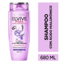 Shampoo ELVIVE Ácido Hialurónico Frasco 680ml
