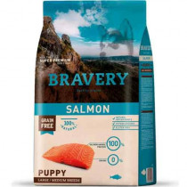 Bravery Salmón Puppy Large/Medium Breeds Alimento Seco Perro 12 KG
