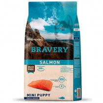 Bravery Salmón Mini Puppy Small Breeds Alimento Seco Perro 7kg
