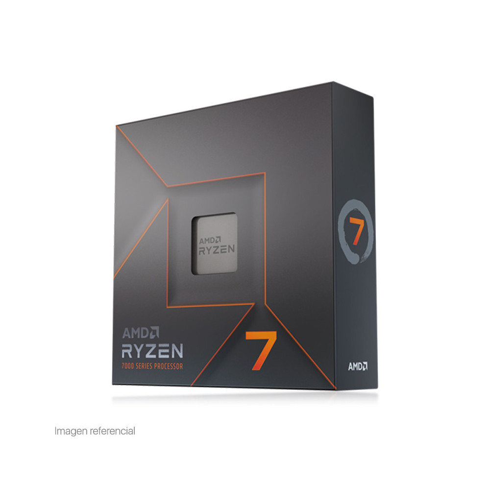 Procesador AMD Ryzen 7 7700X 4.5/5.4GHz, 32MB L3, 8-Core, AM5, 105W.