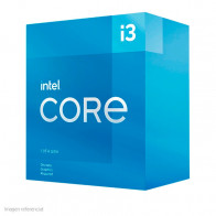 Procesador Intel Core i3-10105F 3.70 / 4.40 GHz, 6 MB Caché L3, LGA1200, 65W, 14 nm.