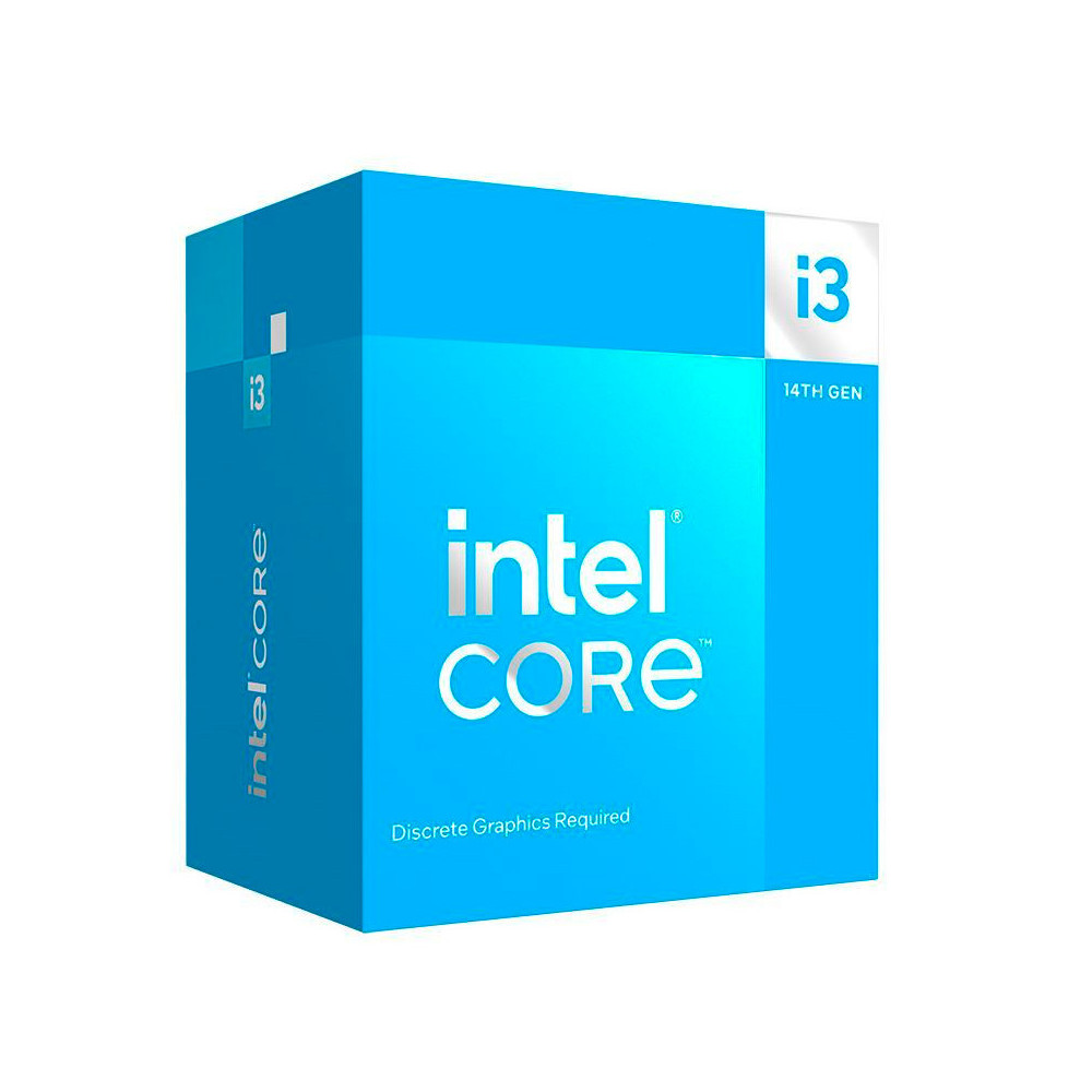 Procesador Intel Core i3-14100F 3.50/4.70GHz, 12 MB Intel Smart Caché, LGA1700, 58W/110W