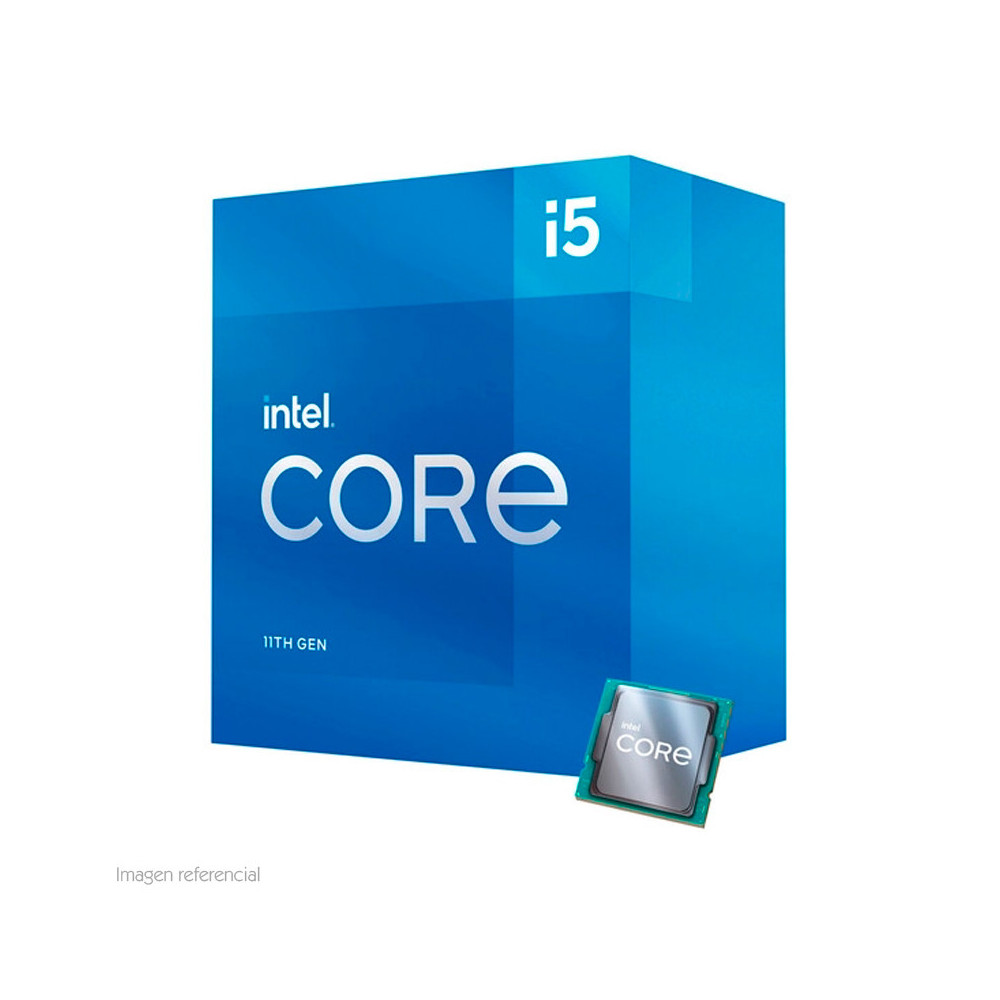 Procesador Intel Core i5-11400 2.60 / 4.40 GHz, 12 MB Caché L3, LGA1200, 65W, 14 nm.