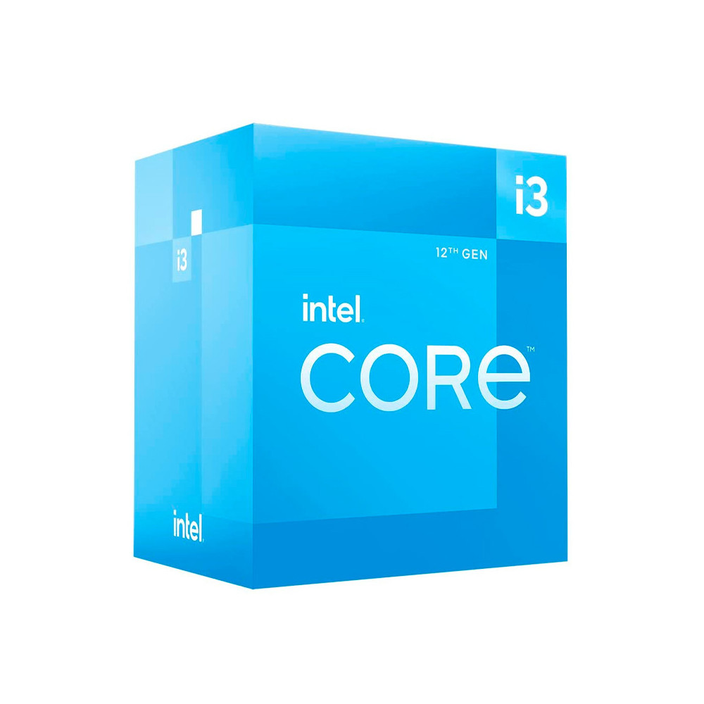 Procesador Intel Core i3-12100 3.3 / 4.3GHz 12MB Intel Smart Caché, LGA1700, Intel 7(10nm)