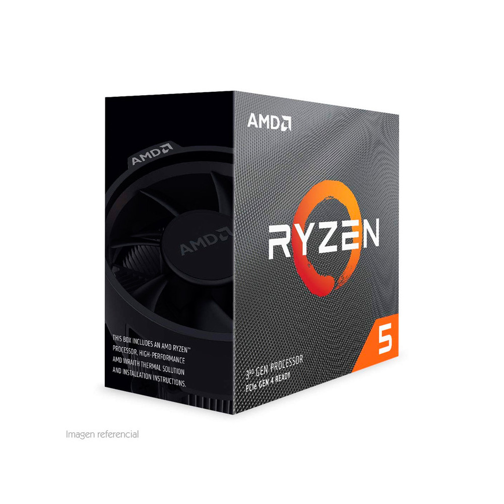 Procesador AMD Ryzen 5 3600, 3.6 / 4.2GHz, 32MB L3 Cache, 6-Cores, AM4, 7nm, TDP: 65W.