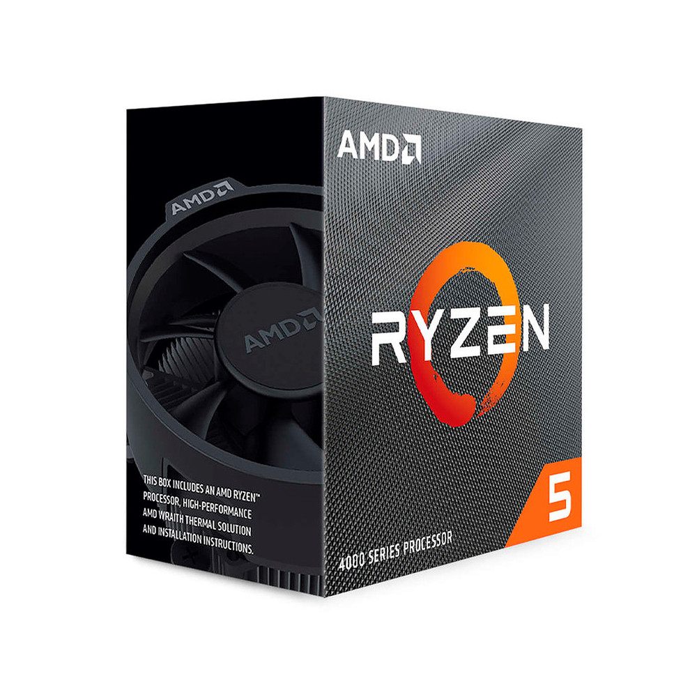 Procesador AMD Ryzen 5 4500, 3.6 / 4.1 GHz, 8MB L3, 6-Core, AM4, 7nm, 65W.