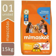 MIMASKOT Adultos Raza Medianas y Grandes Cordero y Cereales Bolsa 15Kg