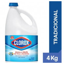 Lejía CLOROX Tradicional Botella 4kg