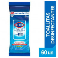 Toallitas Desinfectantes CLOROX Expert Fresh Flowpack 60 unidades