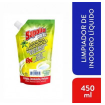 Limpia Inodoro SAPOLIO WC Desinfectante Limón Doypack 450ml