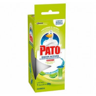 Desinfectante de Baño PATO Discos Activos Limón Repuesto Caja 1un