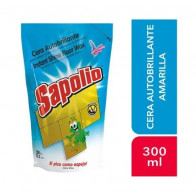 Cera líquida autobrillante SAPOLIO Amarilla Doypack 300Ml