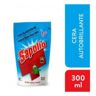Cera Autobrillante SAPOLIO Rojo Doypack 300ml
