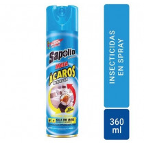 Insecticida en spray SAPOLIO Mata acaros Botella 360Ml