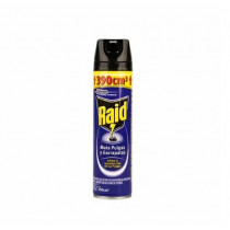 Insecticida en Spray RAID Morado Mata Pulgas Botella 390ml